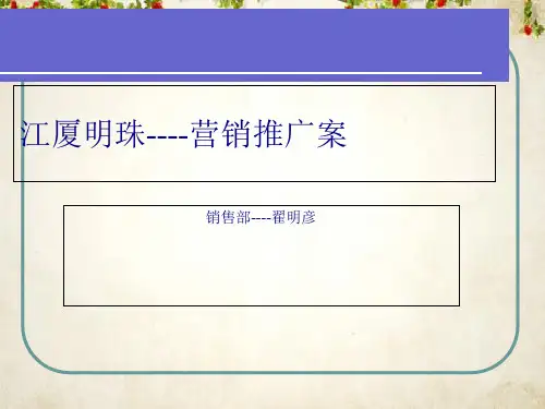 某地产营销推广案(ppt 31页)