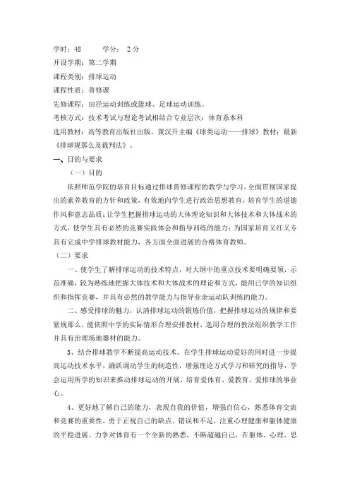 学时48学分2分
