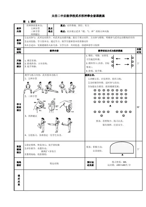 形神拳教案