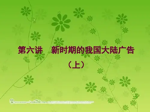 新时期的我国大陆广告