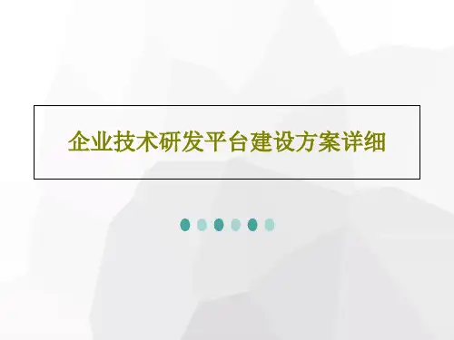 企业技术研发平台建设方案详细共48页