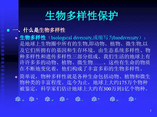 生物多样性保护