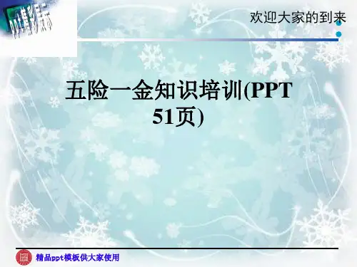 五险一金知识培训(PPT 51页)