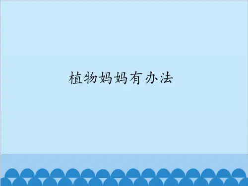 部编教材二年级上册语文《植物妈妈有办法》ppt课堂课件