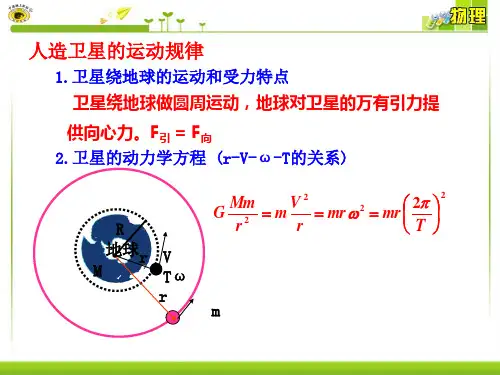 卫星运动规律