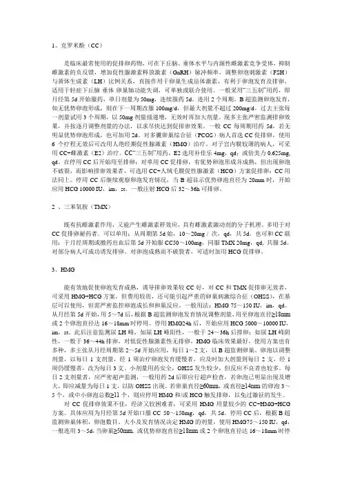 排卵药物