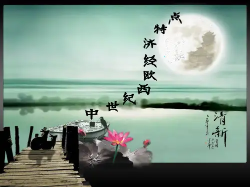 解析中世纪西欧经济解析