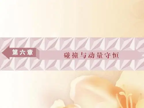 (新课标)2018年高考物理一轮复习第六章碰撞与动量守恒第一节动量冲量动量定理课件