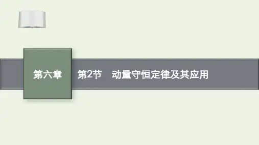 高考物理一轮复习第六章第2节动量守恒定律及其应用课件