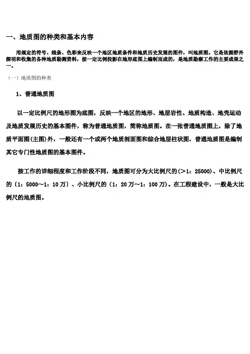 地质图知识