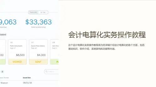 会计电算化实务操作教程