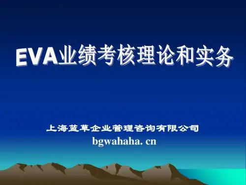 如何做好EVA业绩考核理论和实务-文档资料