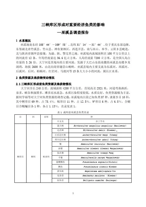 何学福：巫溪县调查报告－－01