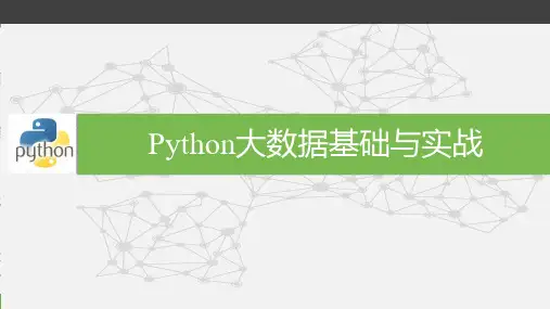 Python大数据基础与实战(第9章 文件操作)