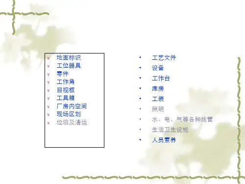 工厂经典5S图例集