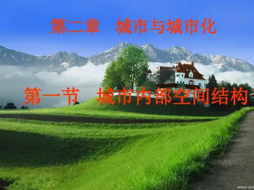 人教版高一地理必修2 第二章第一节 城市内部空间结构教学课件(共33页)