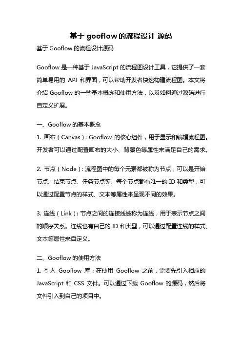 基于gooflow的流程设计 源码
