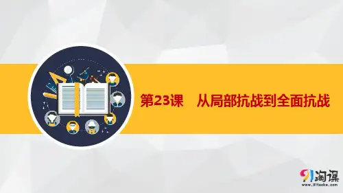 课件1：第23课 从局部抗战到全面抗战