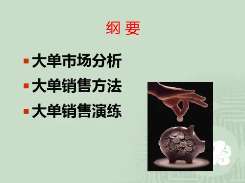 最新大额保单的开发ppt课件
