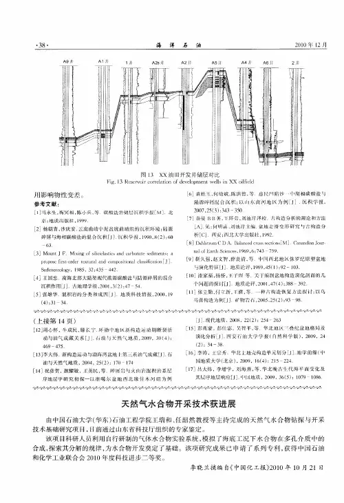 天然气水合物开采技术获进展