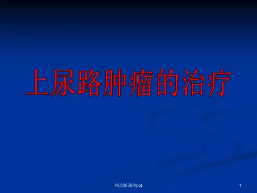 上尿路肿瘤的治疗ppt课件