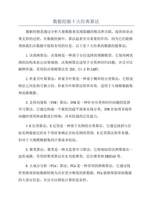 数据挖掘十大经典算法