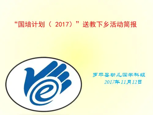 国培简报