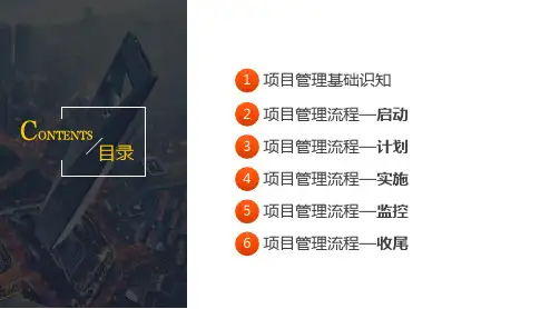 职场通用能力培训课程项目管理PMP基本知识培训专题教学课件PPT
