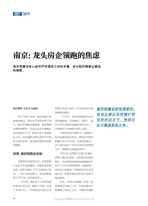 14561525_南京：龙头房企领跑的焦虑