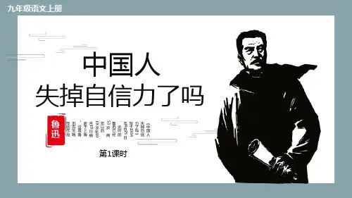 《中国人失掉自信力了吗》ppt教学课件