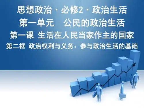 人教版高中政治必修二-1.2《政治权利与义务》精品课件(共20张PPT)