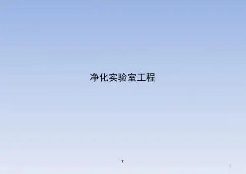 净化实验室施工手册