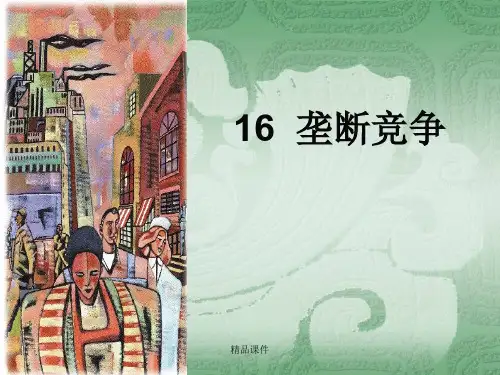 垄断竞争培训课件.ppt