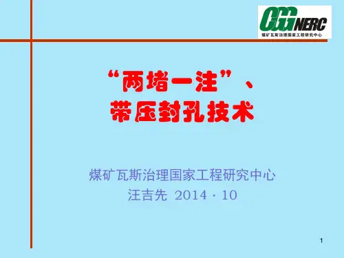 两堵一注、带压封孔技术