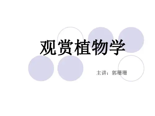 第一章-观赏植物学