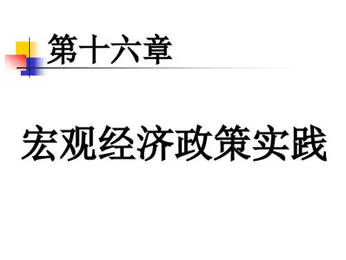 宏观经济学16章ppt  (适合初级学生)