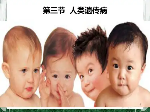 人类遗传病上课用PPT课件