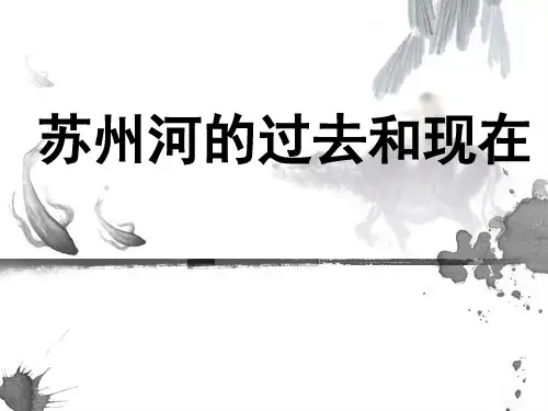 苏州河恶臭现象和基本整治