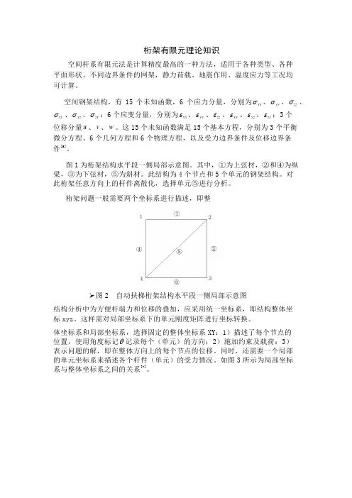 桁架有限元理论