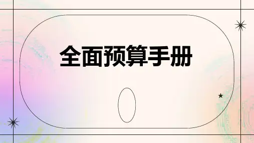 全面预算手册