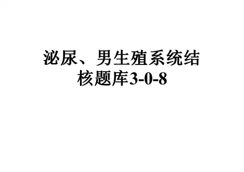 泌尿、男生殖系统结核题库3-0-8