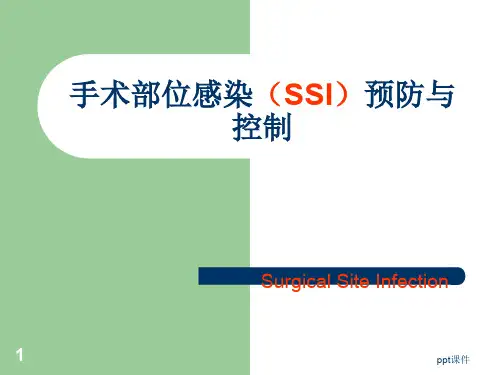手术室院感知识专项培训  ppt课件