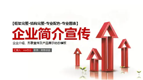 服装公司的介绍PPT