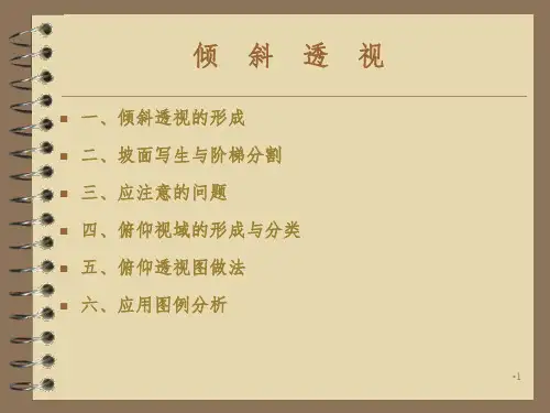 透视学-第四章-倾斜透视-张岩PPT课件