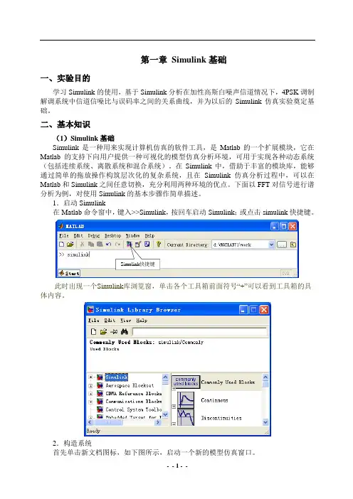 通信对抗原理实验指导书