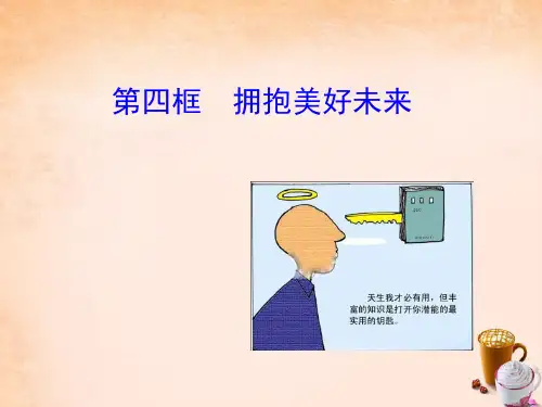 人教版初三下册政治10.4拥抱美好未来PPT课件(3)