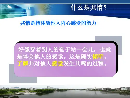 共情能力的发展与训练ppt课件