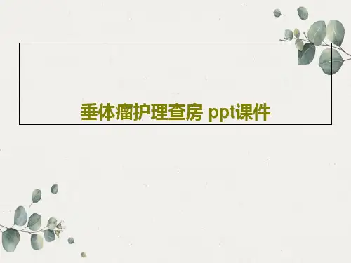 垂体瘤护理查房 ppt课件26页PPT