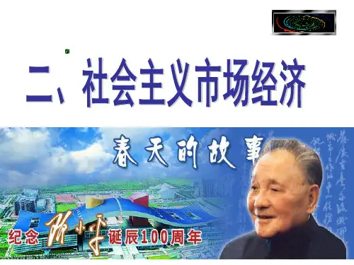社会主义市场经济