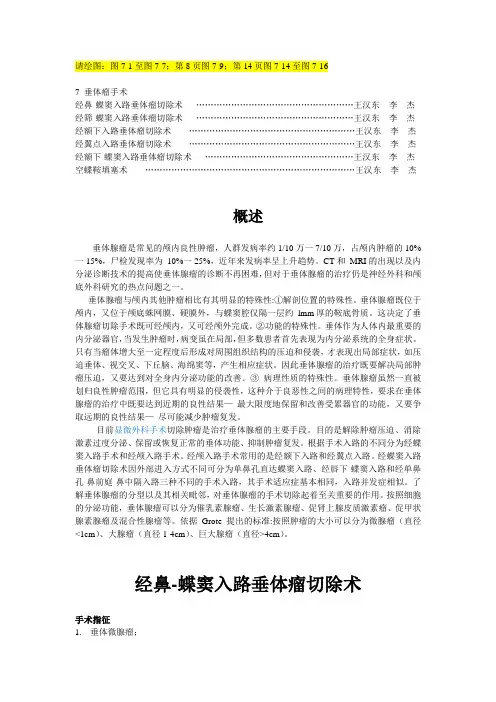 7 垂体腺瘤手术